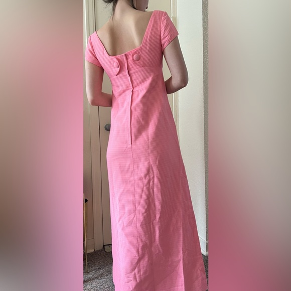 Expertly Sewn Handmade Genuine 50’s formal dress in light pink! - Picture 1 of 8